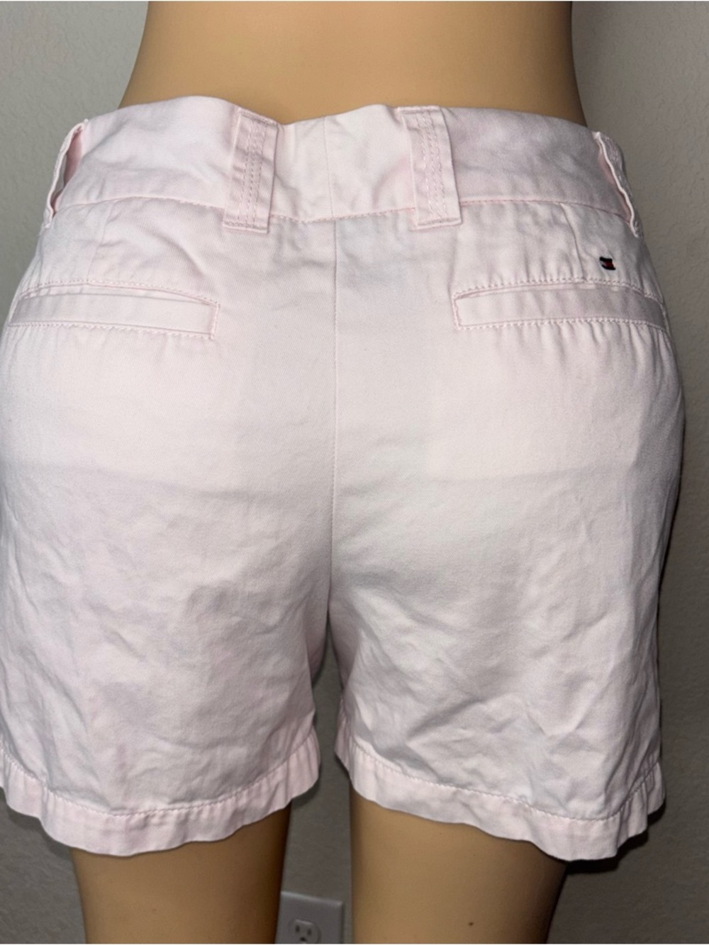 Tommy Hilfiger Pale Pink Chino Bermuda Shorts - Picture 2 of 7